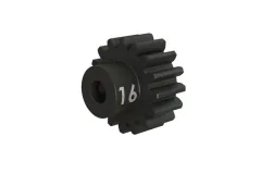 Traxxas Tuning Motorritzel 16Z gehärtet 32dp für 3mm Welle für Rustler, Slash, Stampede, TRX-4 1/10 und Mini-Maxx 1/16