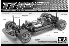 Tamiya RC Ersatzteile für TT02 Anleitung in gedruckter Form
