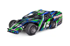 Traxxas Slash Mudboss BL-2S in grün 1/10 Dirt Oval Racer RTR Brushless, ohne Akku und Lader