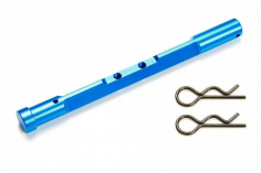 Tuning Akku Halterung aus Aluminium in blau für Tamiya DT03