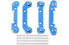 MBW RC CAR Tuningteile für RC Auto Mini Cito und DF Z06 Buggy Querlenker vorne und hinten aus Aluminium in blau