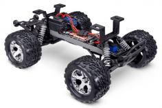 Traxxas Stampede rot 1/10 Monster-Truck RTR Brushed mit HD Teilen (Heavy-Duty) mit Akku und 4A USB-C-Lader