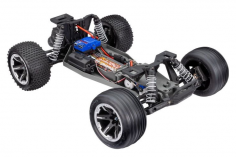 Traxxas Rustler grün 1/10 Stadium-Truck RTR Brushed mit HD Teilen (Heavy-Duty) mit Akku und 4A USB-C-Lader