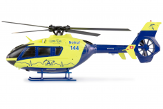 Amewi RC Heli Scale Hubschrauber EC-135 im Design der Alpine Air Ambulanz mit Brushlessmotoren Maßstab 1:30 RTF Set