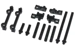 FuriTek Ersatzteile Karosserie- und Stoßstangen Set für FX118 Fury Wagon, CR-18P Rushmore und T-Hunter