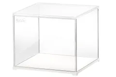 Lasercut Holzbausatz Zubehör - Miniaturhäuser Staubschutzvitrine 28,7x23,7x24,4cm