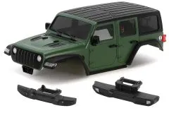 MBW RC CAR Tuningteile für Traxxas TRX4M Karosserie mit Stoßstangen in grün