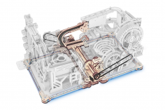 Lasercut Holzbausatz Funktionsmodell Murmelbahn Link Pack