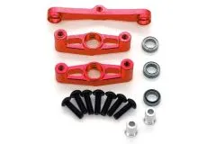 Tuningteile Aluminium Lenkhebelset in rot für Tamiya TT02