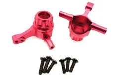 Tuningteile Aluminium Lenkhebel vorne in rot für Tamiya TT02
