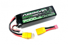 Absima LiPo Akku Greenhorn Vol.2 Stick Pack 3S 11,1V 50C 7000mAh im Softcase mit XT90 und Adapter auf T-Stecker