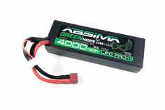 Absima LiPo Akku Greenhorn Vol.2 Stick Pack 3S 11,1V 40C 4000mAh im Hardcase Low Profile mit T-Stecker