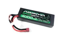 Absima LiPo Akku Greenhorn Vol.2 Stick Pack 3S 11,1V 40C 4000mAh im Hardcase Low Profile mit T-Stecker