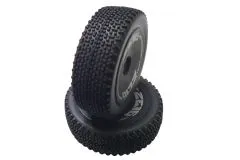 MODSTER Ersatzteile für RC Auto Mini Cito/Dasher Reifen/Felgen in schwarz für vorne 2Stück