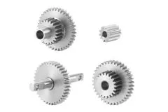MBW RC CAR Tuningteile für Traxxas TRX4M Getriebe-Zahnräder komplett Speed Untersetzung 9.7:1 aus Edelstahl