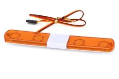 MBW RC CAR Tuningteile für 1/10 Modellautos LED Licht Set mit 5 Modis 4,8-6V Warnlichtbalken (orange)