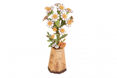 Lasercut Holzbausatz Standmodell Blume - Kamille 124 Teile