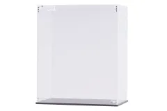 Lasercut Holzbausatz Zubehör - Bücherecken Staubschutzvitrine 250x150x300mm