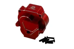 rcTURN Getriebegehäuse V4 aus Aluminium in Rot für TRX-4M