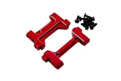 rcTURN Front und Heck Chassisstrebe aus Aluminium in Rot für TRX-4M