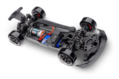 Traxxas 4-TEC Ford Mustang schwarz 1/10 Drift RTR Brushed, ohne Akku oder Lader