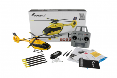 Amewi RC Heli Scale Hubschrauber H145 im ADAC Design mit Brushlessmotoren 6-Kanal 6G RTF Set