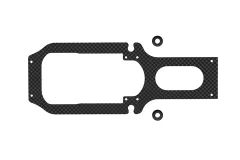 XLPower Ersatzteile Bodenplatte aus CFK für XLPower NME Nitro