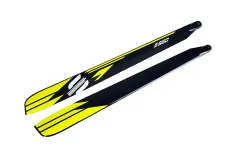 SAB Goblin Hauptrotorblätter 580mm in gelb
