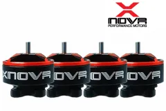 Xnova FPV Brushless Motor T1204 mit 5000KV mit 1,5 Welle (3,8mm) 4Stück mit Stecker