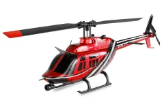 Amewi RC Heli Scale Hubschrauber Bell 206CP Jet Ranger 6-Kanal 6G RTF in rot schwarz
