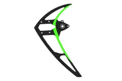 Mikado Carbon-Seitenleitwerk mit Kugellager, grün, LOGO 550