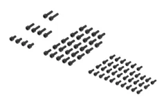 Mikado Schraubenset Chassis für LOGO XXtreme 800