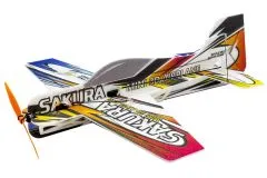 RC Flugzeug Sakura 420mm Mini 3D Flugzeug SUPER COMBO mit Motor, Propeller, Regler, Servos und Akku