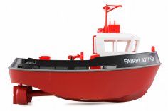 Amewi RC Boot Schlepperboot Fairplay 1:72 in Rot-Schwarz RTR