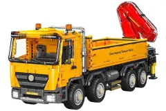 MouldKing Klemmbausteine LKW mit Selbstentladekran mit RC Set - 4012 Teile