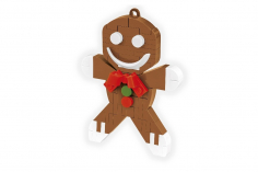 COBI Klemmbausteine Weihnachts Dekoration Lebkuchen - 71 Teile