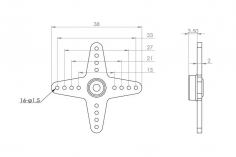MKS Servohorn Set für HBL575SL/599SL