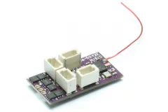 ATOM Empfänger für Spektrum DSMX/2 + 3X Gyro + Telemetrie + 5A BL Regler