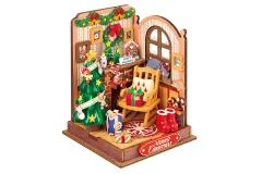 Lasercut Bausatz Standmodell Weihnachtskamin 73 Teile