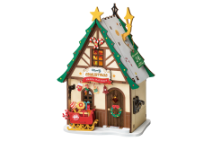 Lasercut Bausatz Standmodell Funkelndes Weihnachtshaus 46 Teile