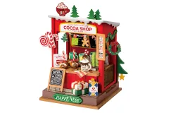 Lasercut Bausatz Standmodell Weihnachtsverkaufsstand Kakaoladen 87 Teile