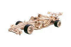 Lasercut Holzbausatz Funktionsmodell Rennwagen 246 Teile