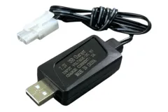 Absima USB Ladekabel / Ladegerät für NiMH Akkus 2A, 10W mit Tamiya Anschluss