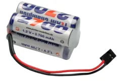 Team Champion 2700 NiMH AA Empfängerakku 4,8V Würfel