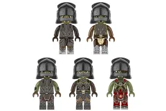 KiddiCraft Klemmbausteine KIDDIZ Figuren-Pack Ork Angriff - 78 Teile