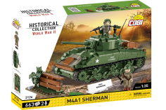 COBI Klemmbausteine Panzer M4A1 Sherman - 663 Teile