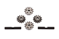 Traxxas Ersatzteile Differential Zahnrad-Set mit Welle 4Stück für Rustler, Slash, Stampede 1/10 und Mini-Maxx 1/16