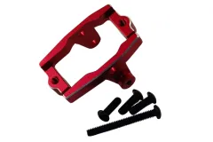 rcTURN Servo-Halter aus Aluminium in rot für TRX-4M 1/18