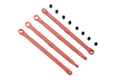 Traxxas Ersatzteile Spurstangen aus Kunststoff in rot mit Kugeln 4Stück für E-Revo 1/16