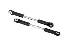 Traxxas Ersatzteile Sturzstangen 82mm in schwarz vorne 2Stück für Bigfoot, Rustler, Slash und Stampede 1/10